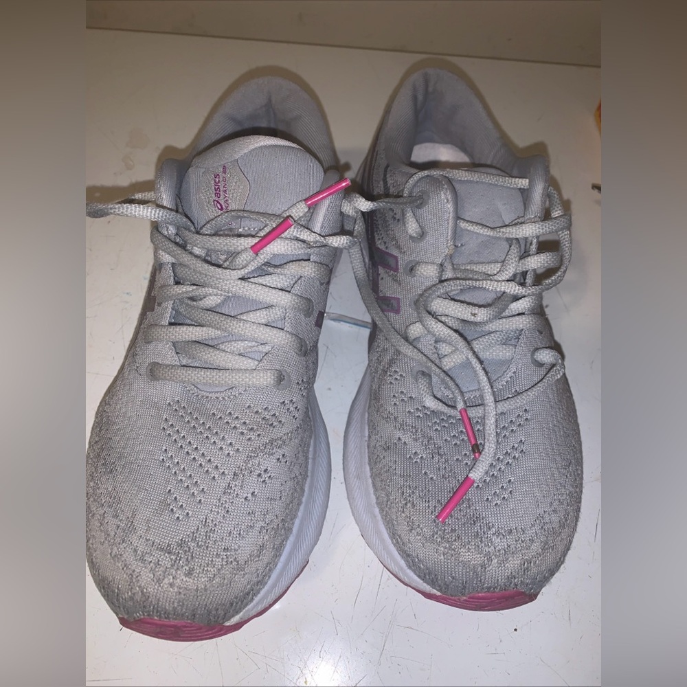 Asics Kayano 29 Gray and Purple Sneakers Women’s Size 9